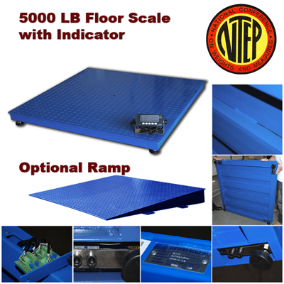 DIGIWEIGH DWP-5000F NTEP FLOOR SCALE